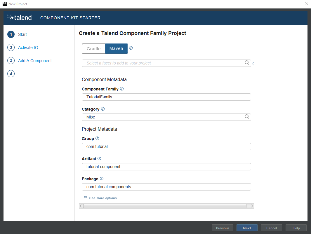 Project metadata