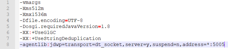 IntelliJ remote configuration