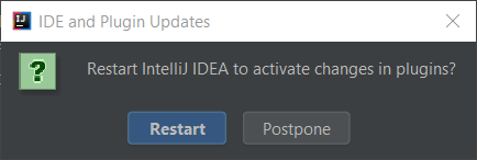 IDEA restart