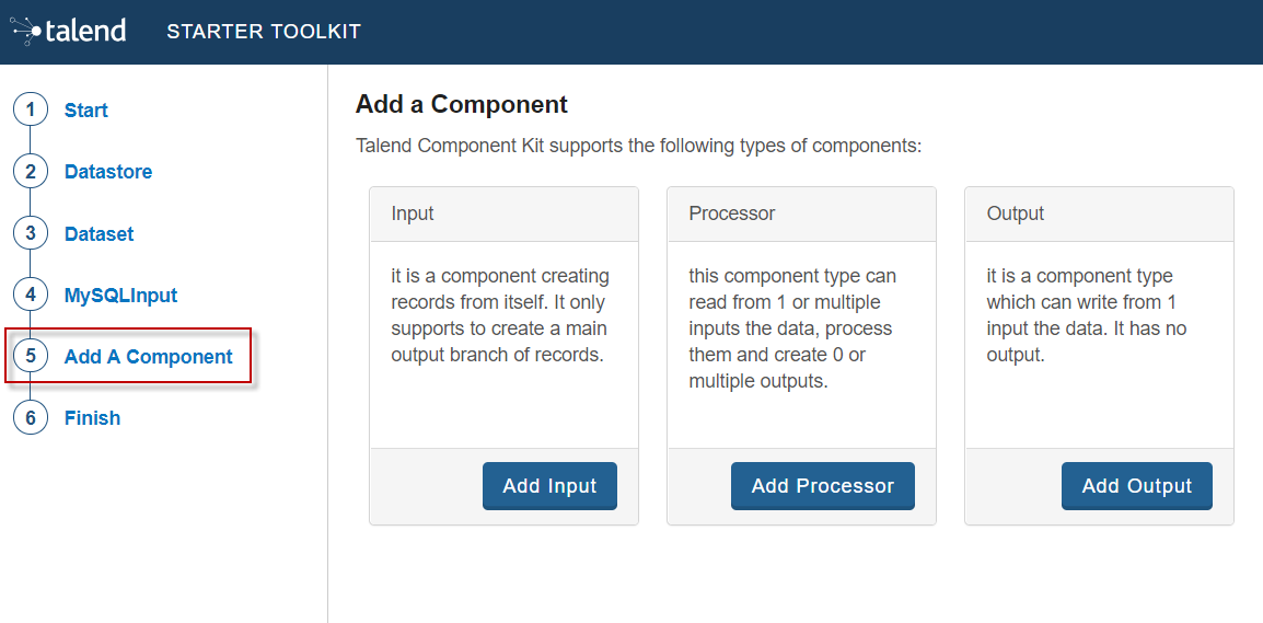 Input configuration