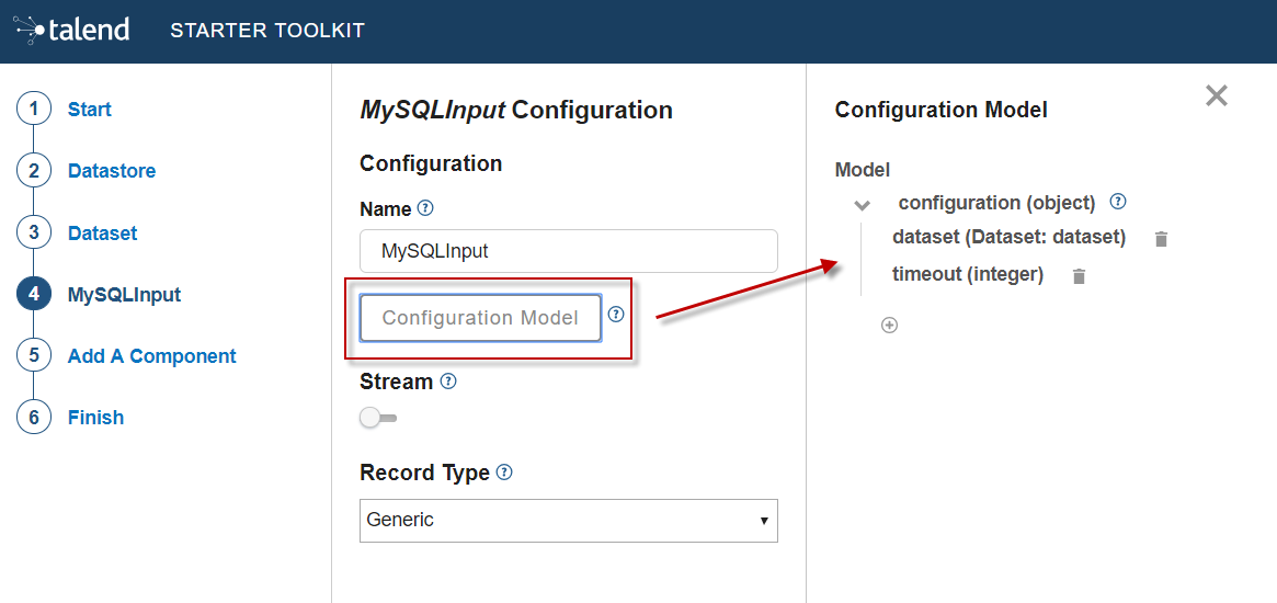 Input configuration