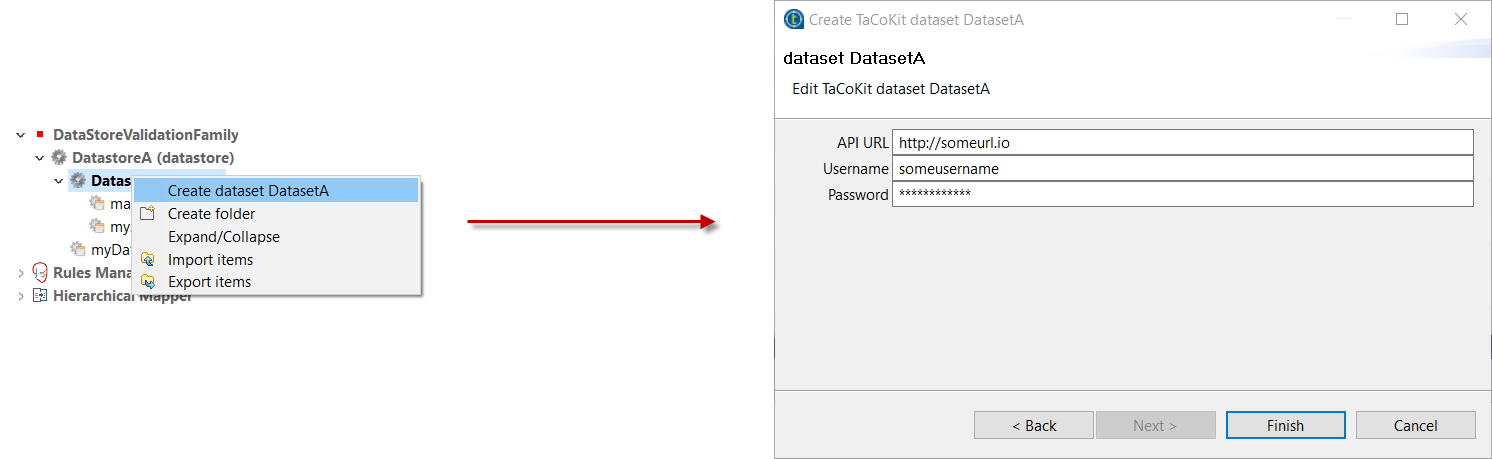 Dataset in Studio